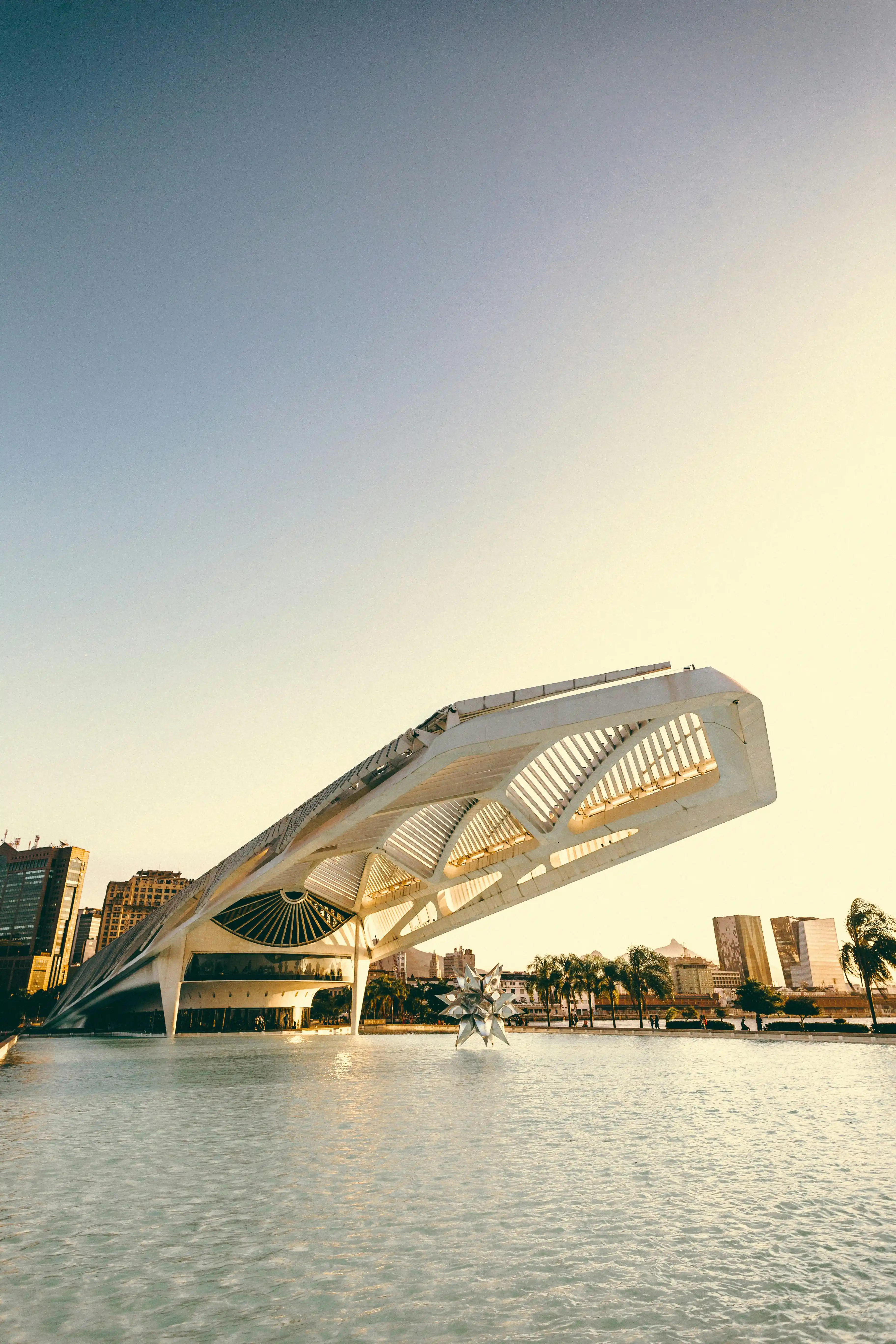 Museum of Tomorrow beside Guanabara Bay